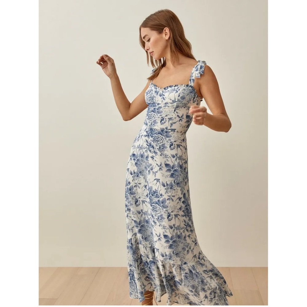 Reformation Nikita Dress in Pompadour Size 6